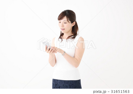 スマートフォン・女性 31651563