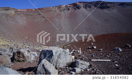 富士山宝永火口の風景 31654082