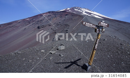 富士山宝永火口の風景 31654085