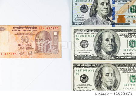 US Dollar and India Rupee exchange US Dollar and India Rupee exchange 31655875
