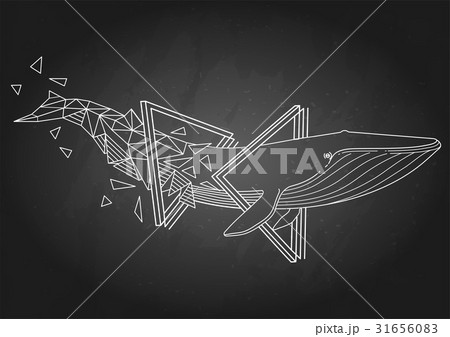 Graphic blue whale 31656083