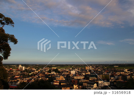 天神山公園から望む街並み(日本、千葉県、匝瑳市、八日市場) 天神山公園から望む街並み(日本、千葉県、匝瑳市、八日市場) 31656918