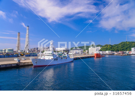 【神奈川県】久里浜港に係留された船舶 31657456