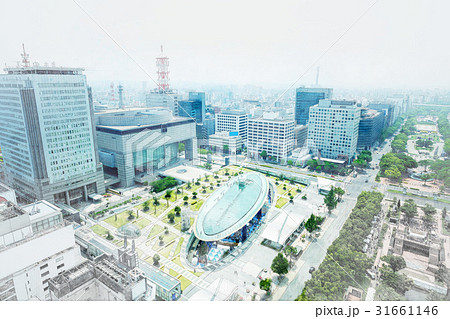 skyscrapers in Taipei mix sketch illustration 31661146