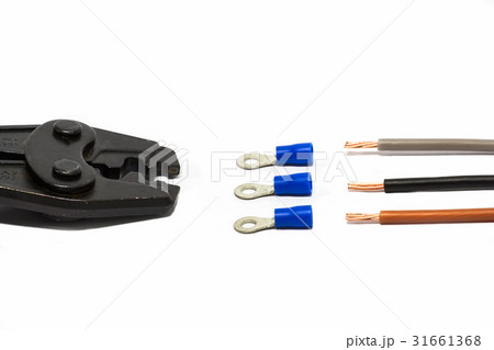 Terminal lug and hand climping tool. 31661368