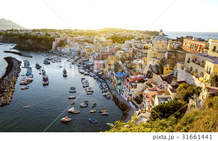 Corricella village on Procida island, Italy 31661441
