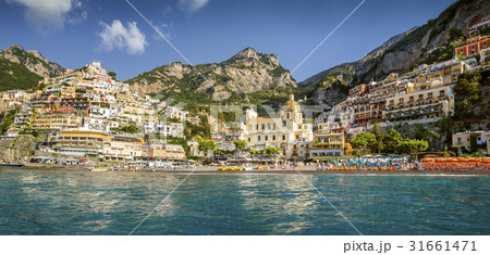 Panorama of Positano town, Amalfi coast, Italy Panorama of Positano town, Amalfi coast, Italy 31661471