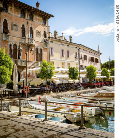 Marina in Desenzano town at Lake Garda in Italy 31661480
