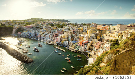 Colorful Corricella village on Procida Island 31662252