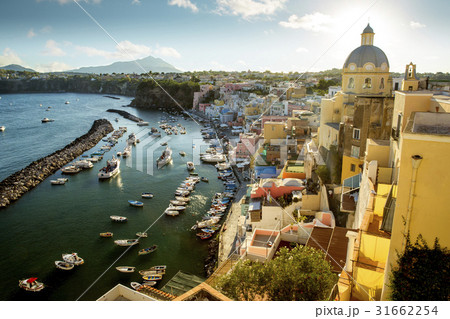Colorful Corricella village on Procida Island 31662254