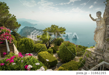 Panorama of Capri Island from Mount Solaro, Italy 31662265