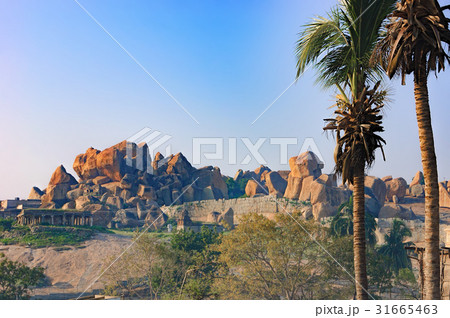Beautiful landscape in Hampi 31665463