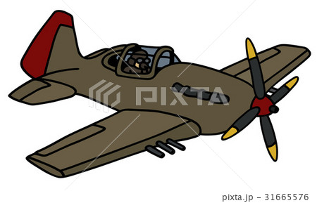 Classic military airplane 31665576
