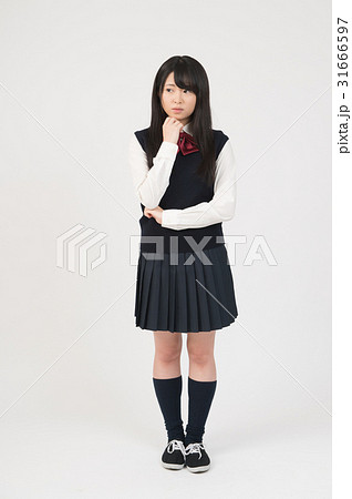 考える女子高生 考える女子高生 31666597