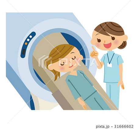 Mri 女性のイラスト素材