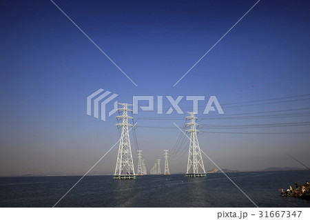 送電塔 始華湖 安山市 31667347