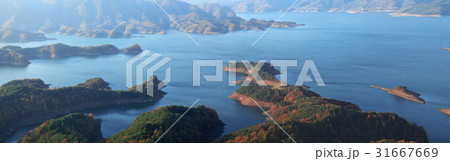 忠州市 忠州湖 パノラマ 31667669