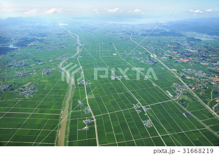 田畑 村 景色 31668219