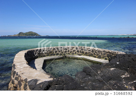 飛揚島 湧水 済州島 31668592