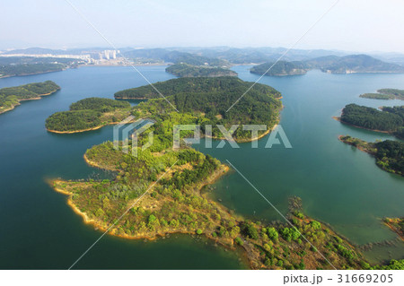 慶南 景色 ジンヤンホ 31669205