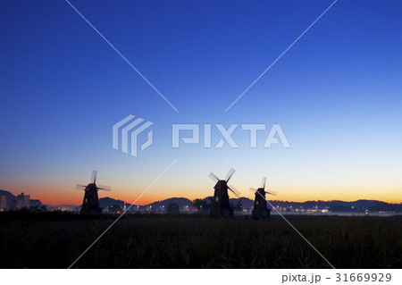 夕焼け 仁川 インチョン 31669929