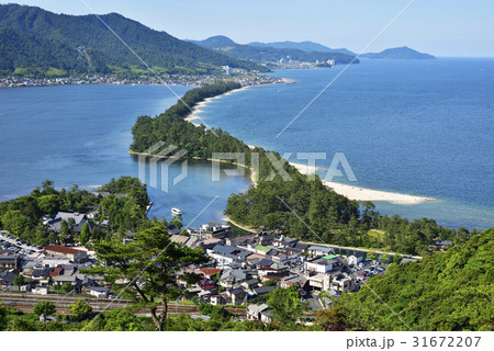 天橋立　展望台からの眺望（京都府宮津市） 31672207