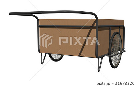 リアカーのイラスト素材