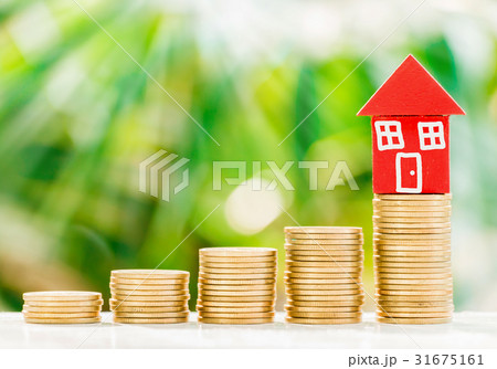 home model with coins home model with coins 31675161