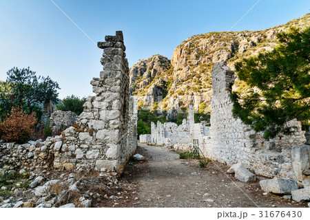 Avenue of North Necropolis. Ruins of  Olympos 31676430