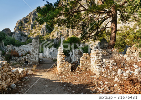 Avenue of North Necropolis. Ruins of  Olympos 31676431