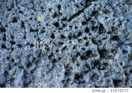 Volcanic rock, close-up of surface 31678377