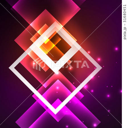 Dark background design with squares and shiny 31680451