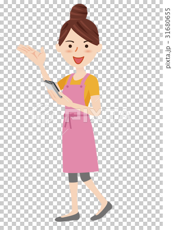 年輕的主婦形象 年輕的主婦形象 31680655