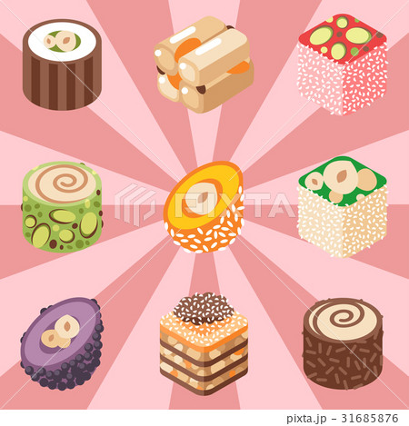 East delicious dessert isolated sweets food 31685876