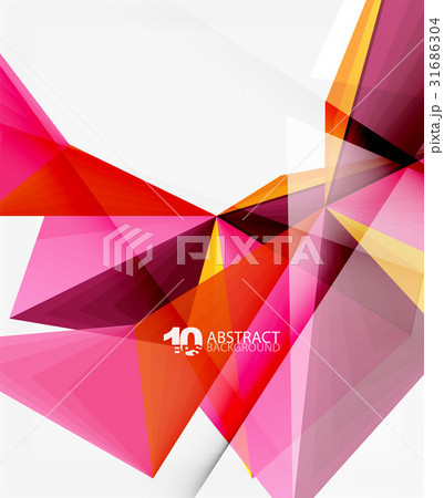 3d triangle polygonal abstract vector 3d triangle polygonal abstract vector 31686304
