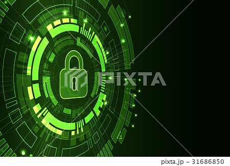 Protection concept of digital and technological. 31686850