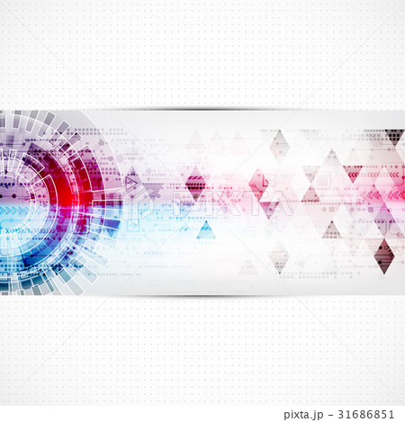 Abstract digital  technology background. 31686851