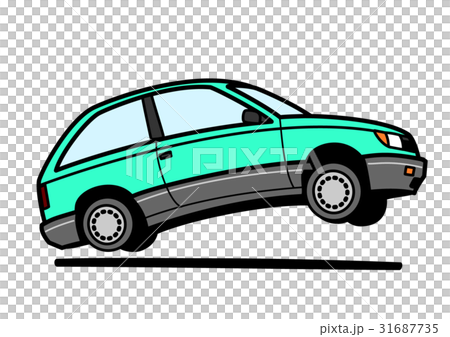 80's style domestic hatchback light green 80's style domestic hatchback light green 31687735