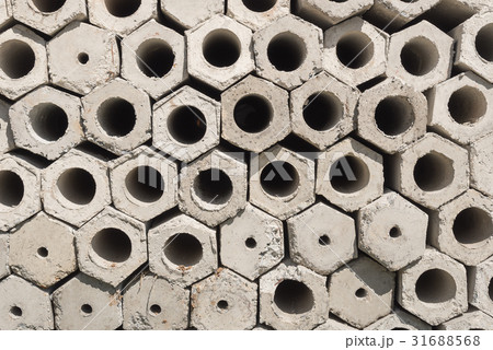 Hexagon pile Hexagon pile 31688568