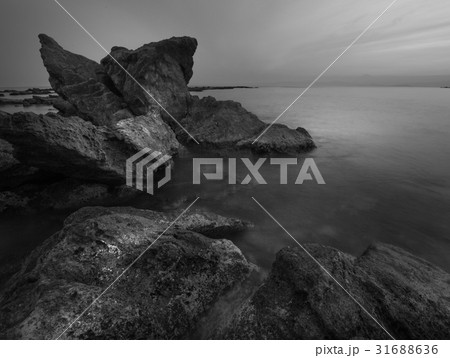 葉山の海の水鏡 葉山の海の水鏡 31688636