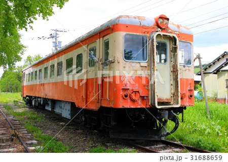 北見相生駅跡に保存されている車キハ22形気動車 31688659