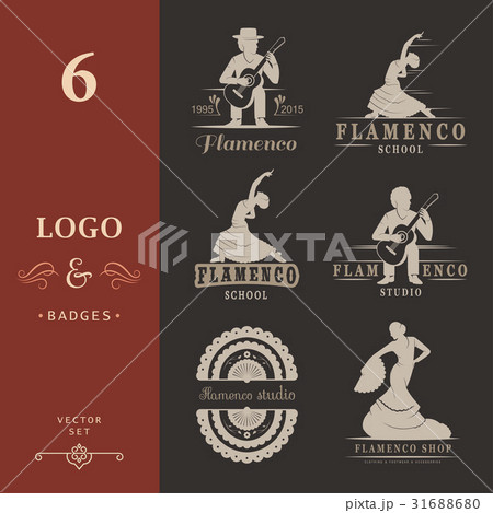 Set Logos and Badges Flamenco 31688680