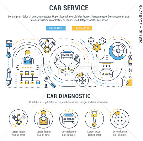 Website Banner and Landing Page Car Service Website Banner and Landing Page Car Service 31688776