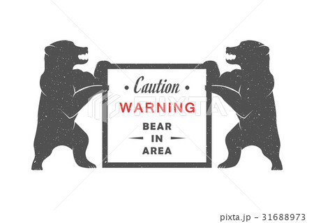 Bear with Sign  31688973