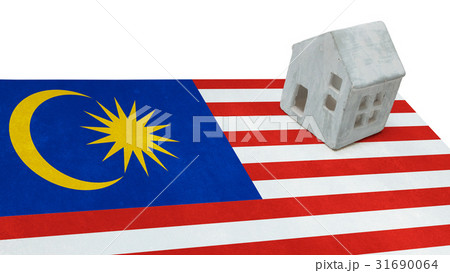 Small house on a flag - Malaysia 31690064