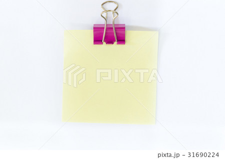 note paper and binder clip for memo note paper and binder clip for memo 31690224