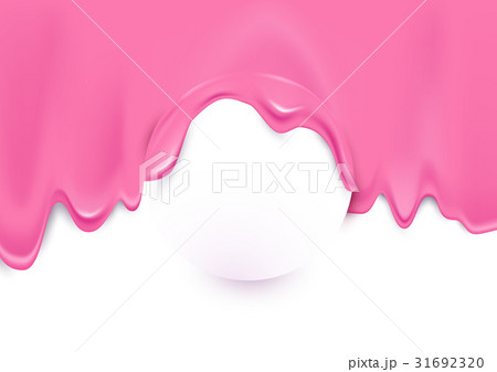 Pink color dripping background,vector design. 31692320