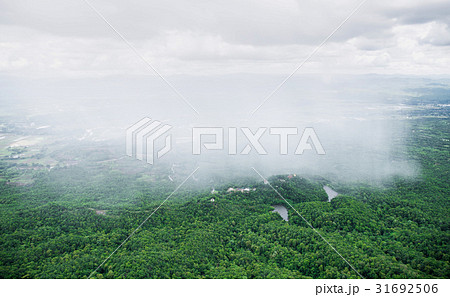 Raining on forest area of Thailand Raining on forest area of Thailand 31692506