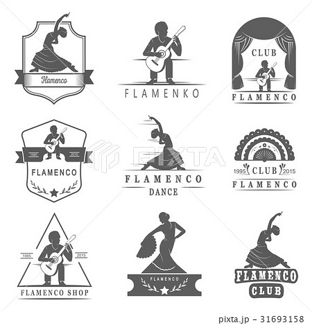 Set Logos and Badges Flamenco 31693158