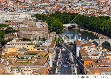 Castle de Sant Angelo in Rome Italy Castle de Sant Angelo in Rome Italy 31693499